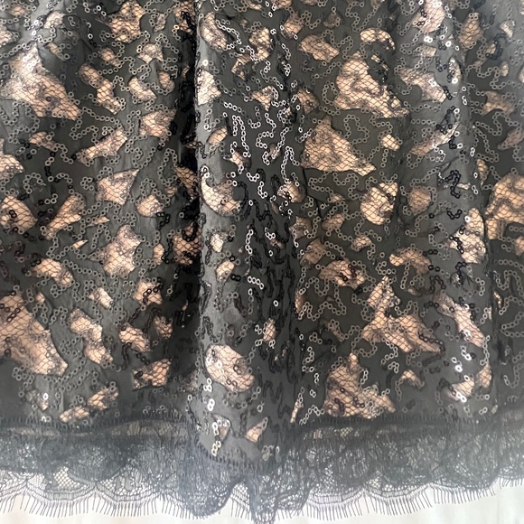 BCBGMaxazria Katarina Lace Sequined Cocktail Party Dress Size 2 - Picture 8 of 9